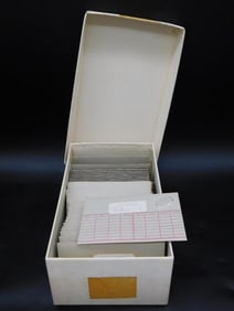 Timex Filing Box with Paper Sleeves