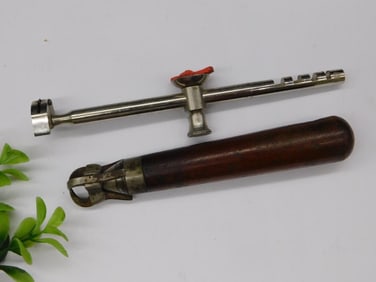 Vintage Hand Tools with Wood and Metal Construction