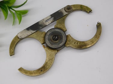 Antique Brass Mechanical Caliper Tool