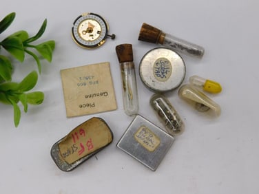 Vintage Miscellaneous Specimens and Items Watchmaker Watchmaking Tools