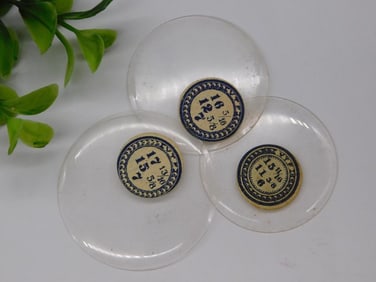 Three Vintage Watch Crystals Watchmaker Watchmaking Tools