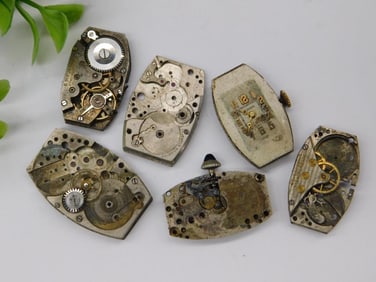 6 Vintage Watch Movements for Repair or Parts Watchmaker Watchmaking Tools