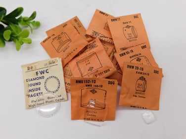 Vintage Watch Crystals and Packaging Watchmaker Watchmaking Tools