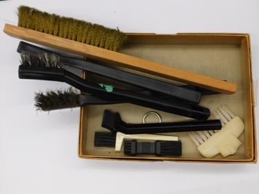 Cleaning Brushes Set in Storage Box Watchmaker Watchmaking Tools