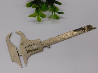 Vintage Metal Caliper Measuring Tool Watchmaker Watchmaking Tools