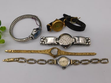 5 Vintage Women?s Watches with Mixed Metal Bands Watchmaker Watchmaking Tools