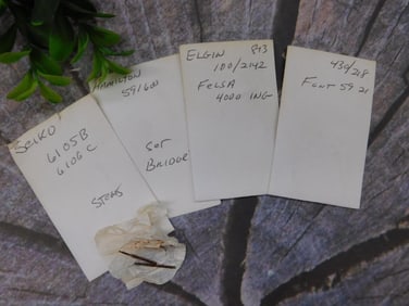 Vintage Watch Stems and Parts Watchmaker Watchmaking Tools