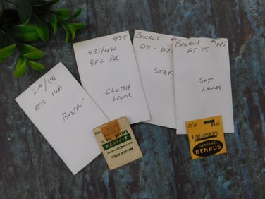 Vintage Watch Parts, Including Benrus and Bestfit Watchmaker Watchmaking Tools