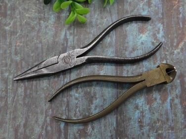 Vintage Metal Pliers ? Needle-Nose and Cutting Tools Watchmaker Watchmaking Tools