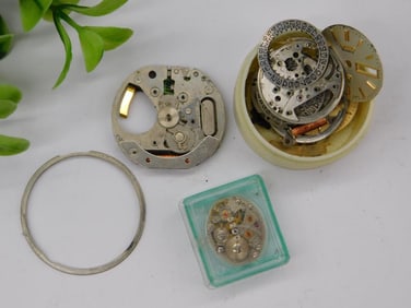 Watch Movement Parts and Components WATCHMAKING WATCHMAKER TOOLS