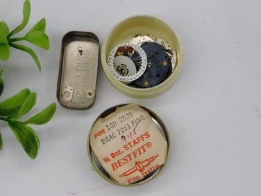 Watch Parts Assortment with Stafss BESTFIT Packaging WATCHMAKING WATCHMAKER TOOLS