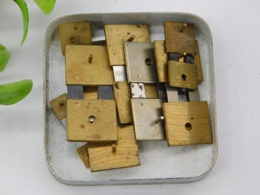 Vintage Brass and Metal Mounting Plates WATCHMAKING WATCHMAKER TOOLS
