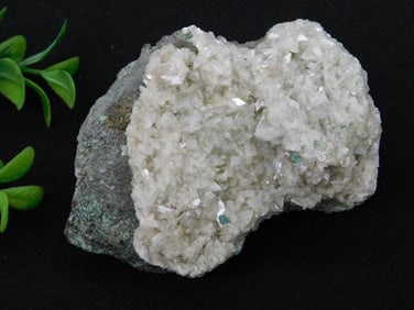 Quartz-Encrusted Mineral Specimen With Crystals ROCK STONE LAPIDARY SPECIMEN