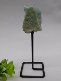 Amazonite Specimen on Metal Stand ROCK STONE LAPIDARY SPECIMEN