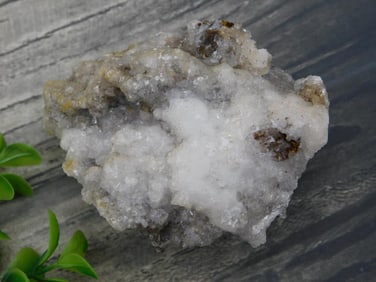 Quartz and Mineral Specimen with Label Display ROCK STONE LAPIDARY SPECIMEN