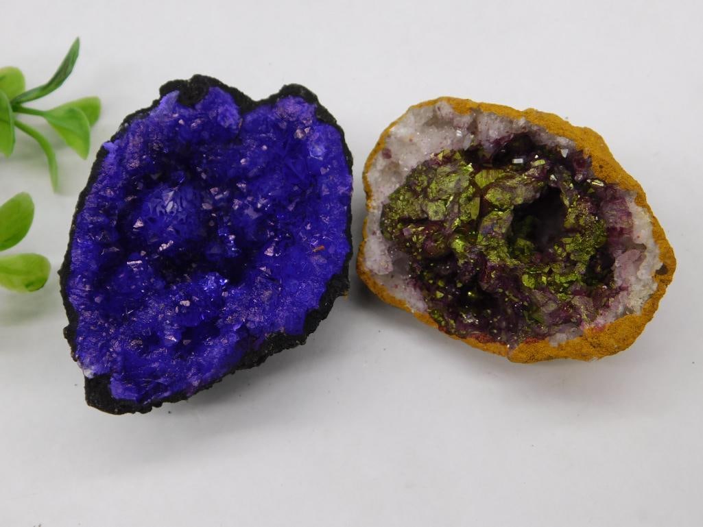 Colorful Geode Mineral Specimens ROCK STONE LAPIDARY SPECIMEN: Colorful Geode Mineral Specimens ROCK STONE LAPIDARY SPECIMEN