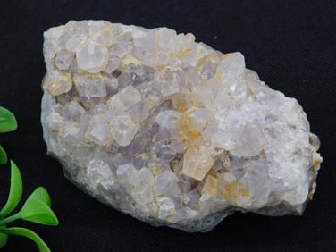 Amethyst Cluster With Yellow Hue ROCK STONE LAPIDARY SPECIMEN
