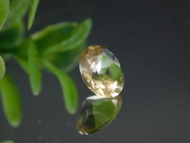 Faceted Citrine Gemstone ROCK STONE LAPIDARY SPECIMEN