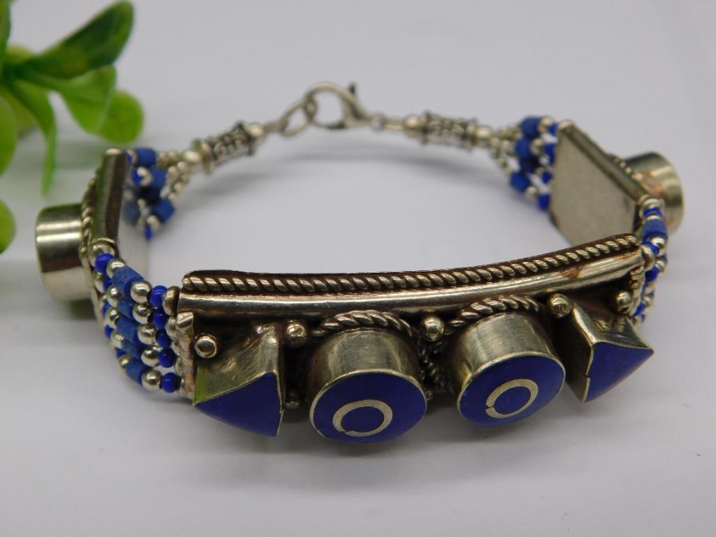 Lapis Lazuli Bracelet: Lapis Lazuli Bracelet