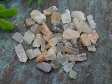 12 Grams of Rainbow Moonstone Gemstones ROCK STONE LAPIDARY SPECIMEN