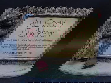 MARTHA HOLCOMBE ALL GODS CHILDREN STORE DISPLAY VINTAGE ANTIQUE