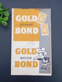 GOLD BOOK BOND VINTAGE ANTIQUE