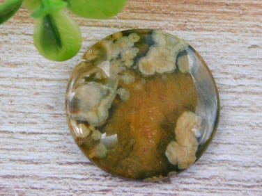 RHYOLITE CABOCHON ROCK STONE LAPIDARY SPECIMEN