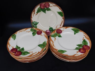 FRANCISCAN APPLE PLATES VINTAGE ANTIQUE