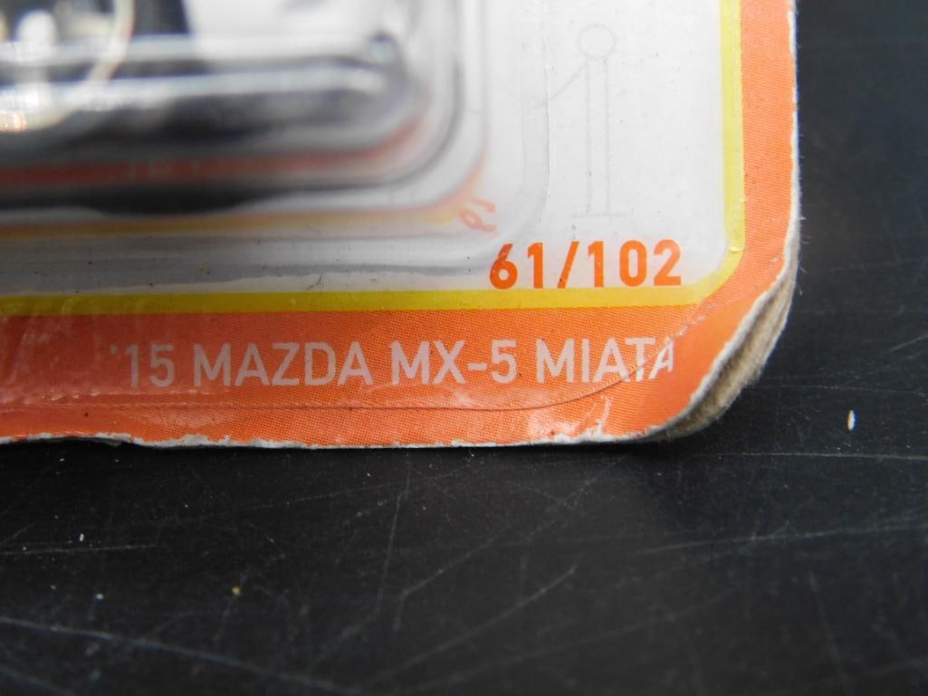 Matchbox 15 Mazda MX-5 Miata Die-Cast Car in Original Packaging: Matchbox 15 Mazda MX-5 Miata Die-Cast Car in Original Packaging