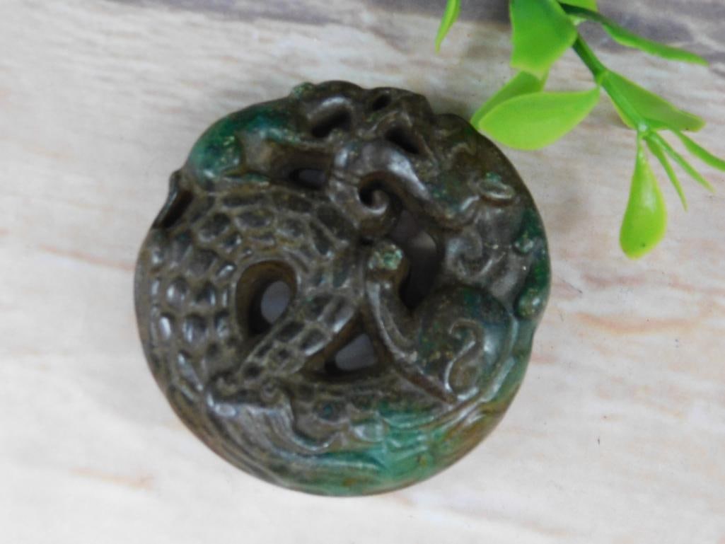 CARVED JADE ROCK STONE LAPIDARY SPECIMEN: CARVED JADE ROCK STONE LAPIDARY SPECIMEN