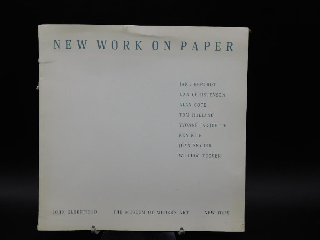 New Work on Paper, Museum of Modern Art Catalog (1981): New Work on Paper, Museum of Modern Art Catalog (1981)