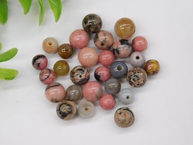 STONE BEADS ROCK STONE LAPIDARY SPECIMEN