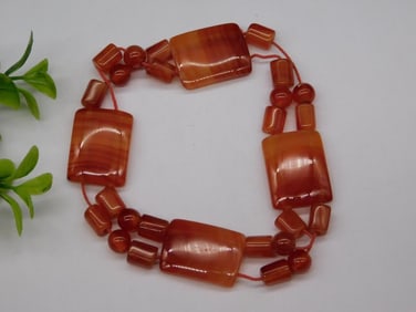 BEADED BRACELET ROCK STONE LAPIDARY SPECIMEN