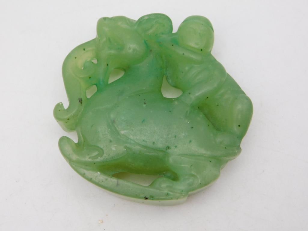 JADE STATUE ROCK STONE LAPIDARY SPECIMEN: JADE STATUE ROCK STONE LAPIDARY SPECIMEN