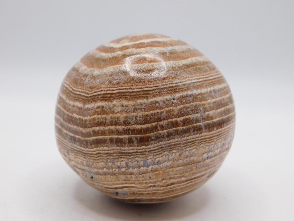 BANDED JASPER SPHERE ROCK STONE LAPIDARY SPECIMEN: BANDED JASPER SPHERE ROCK STONE LAPIDARY SPECIMEN