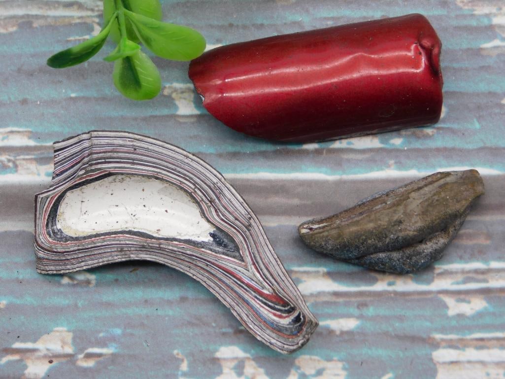 FORDITE MOTOR CITY AGATE ROCK STONE LAPIDARY SPECIMEN: FORDITE MOTOR CITY AGATE ROCK STONE LAPIDARY SPECIMEN