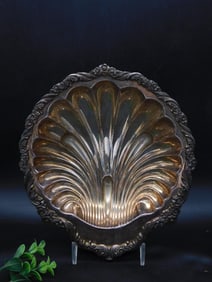 Vintage Rogers Bros IS Silver Plated Shell Dish