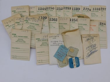 Vintage Watch Stems and Parts Collection WATCHMAKING WATCHMAKER TOOLS
