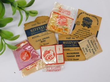 Vintage Watch Parts and Packaging WATCHMAKING WATCHMAKER TOOLS