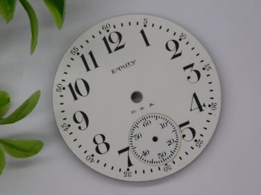 Vintage Equity U.S.A. Watch Face with Seconds Subdial WATCHMAKING WATCHMAKER TOOLS