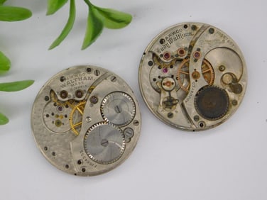Vintage Waltham Pocket Watch Movements WATCHMAKING WATCHMAKER TOOLS