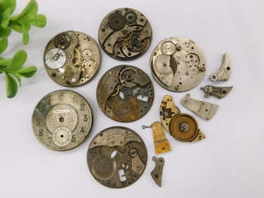 Vintage Watch Movements and Parts WATCHMAKING WATCHMAKER TOOLS