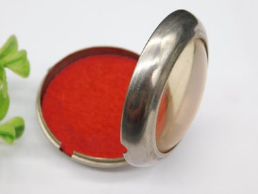 Vintage Metal Case with Red Interior WATCHMAKING WATCHMAKER TOOLS