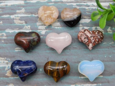 STONE HEARTS ROCK STONE LAPIDARY SPECIMEN