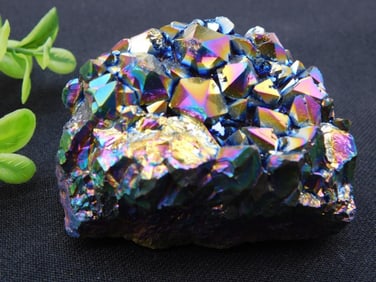 TITANIUM AMETHYST ROCK STONE LAPIDARY SPECIMEN