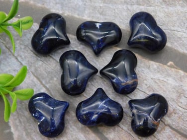 SODALITE HEARTS ROCK STONE LAPIDARY SPECIMEN