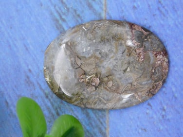 MUSHROOM RHYOLITE CABOCHON ROCK STONE LAPIDARY SPECIMEN