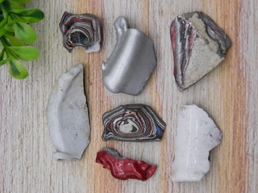 FORDITE MOTOR CITY AGATE ROCK STONE LAPIDARY SPECIMEN