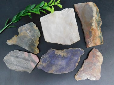 MIXED ROUGH LOT ROCK STONE LAPIDARY SPECIMEN