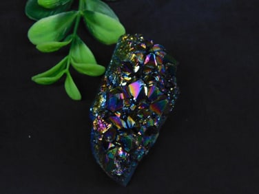 TITANIUM AMETHYST ROCK STONE LAPIDARY SPECIMEN